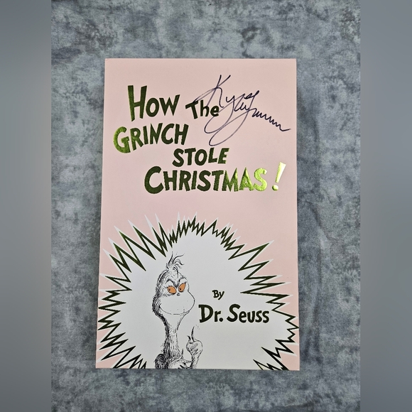 Kylie Cosmetics Other - Kylie Jenner Autographed Signed Grinch PR Box NEW Cosmetics Never Been Used!